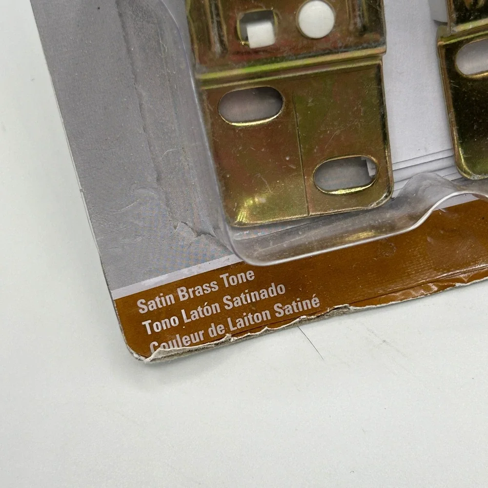 National Hardware Pocket Door Replacement Kit Satin Brass Tone V150 N236-023 NEW